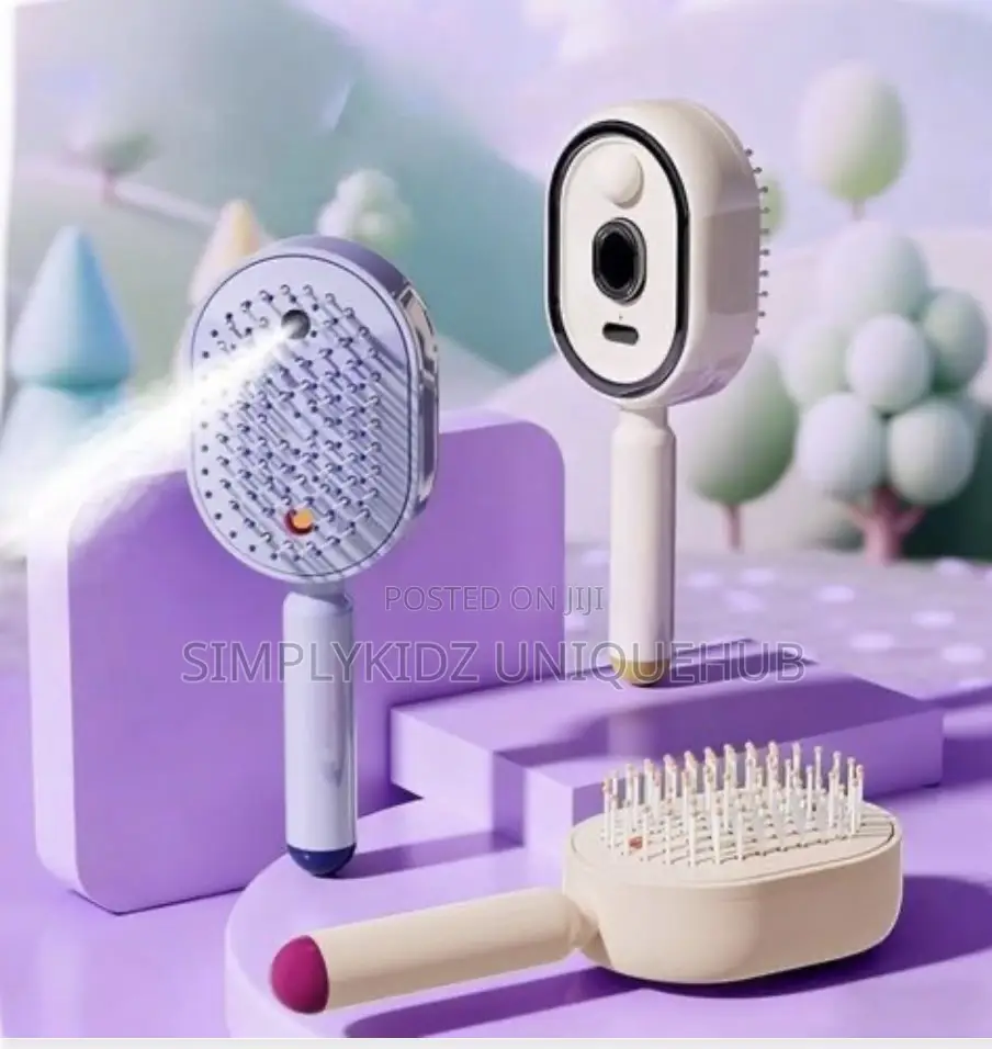 Rechargeable Electric Spray Retractable Air Cushion Hair Comb