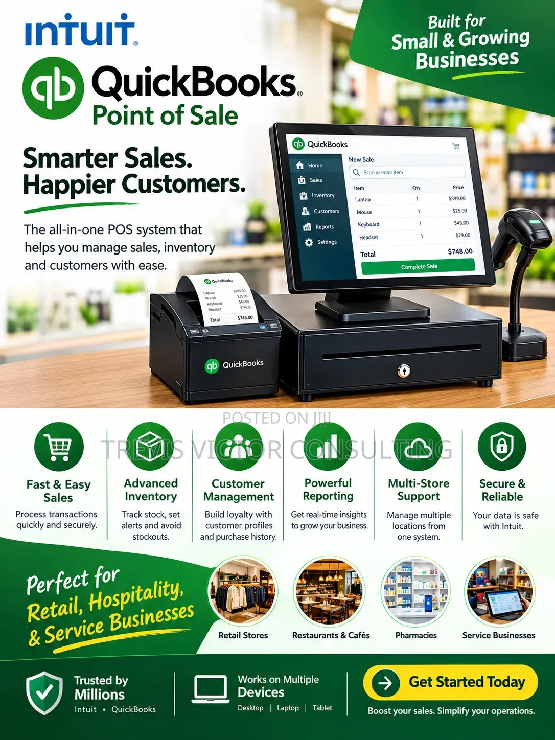QuickBooks Point of Sales Multistore Level 18.0 (1 User)