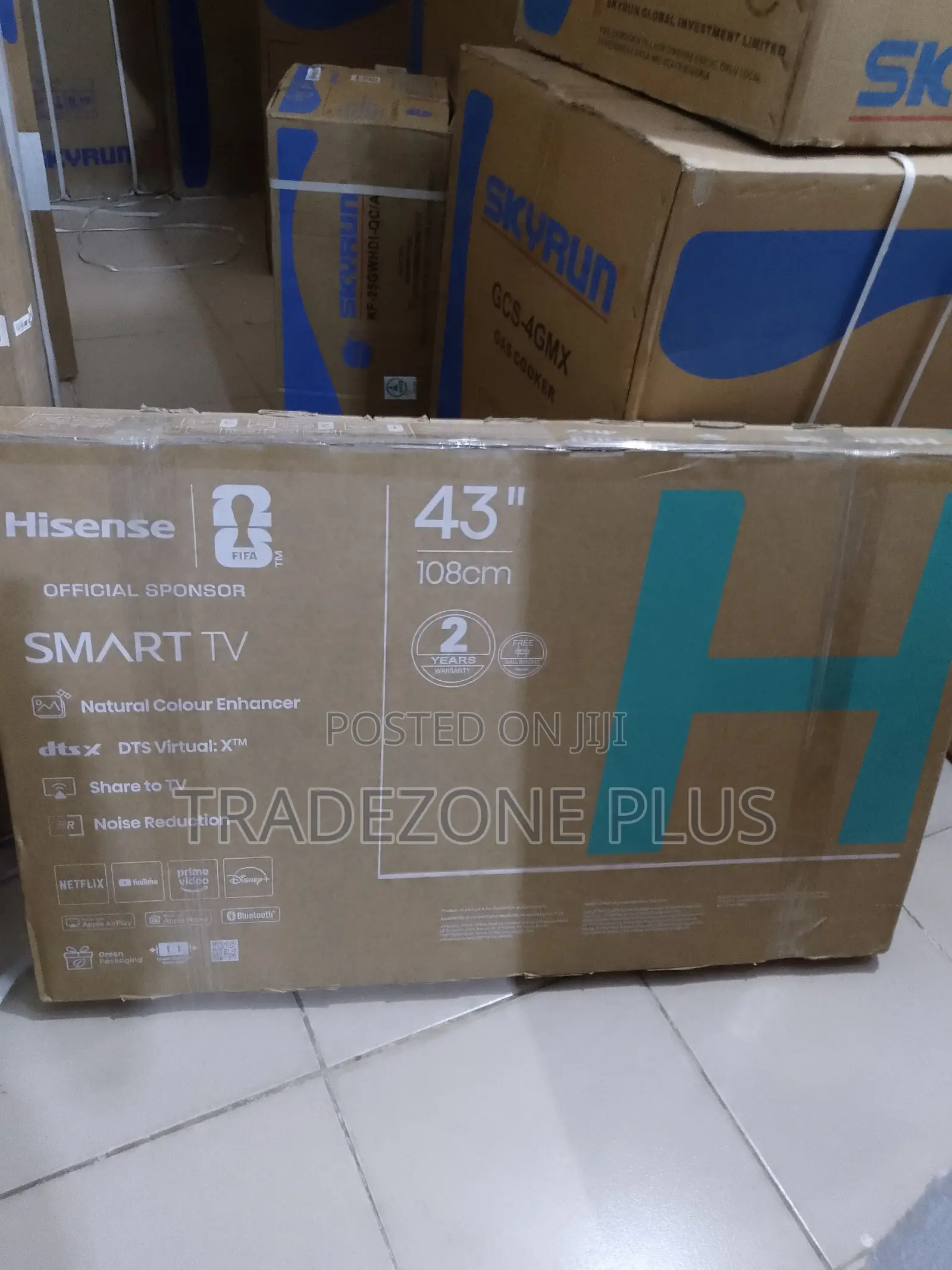Hisense 43-Inch A4S Smart TV – Clear Screen Modern Look