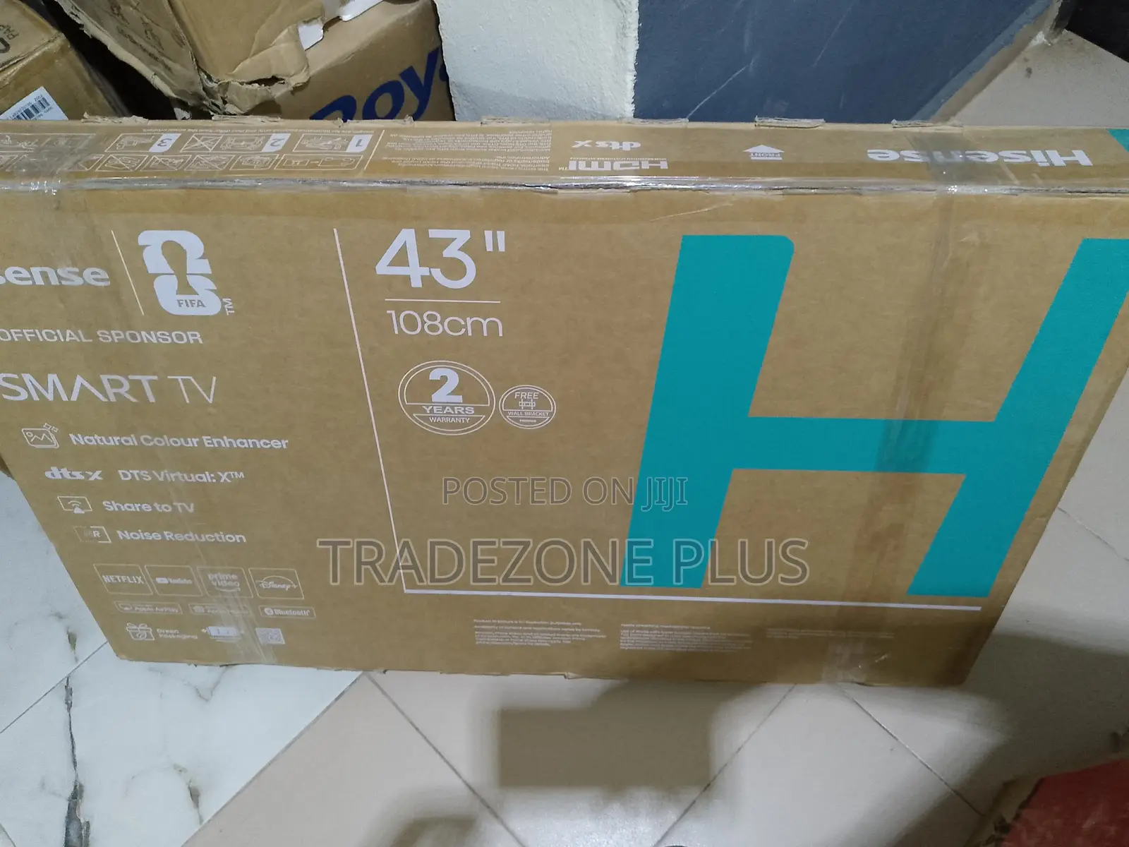 Hisense 43-Inch A4S Smart TV – Clear Screen Modern Look