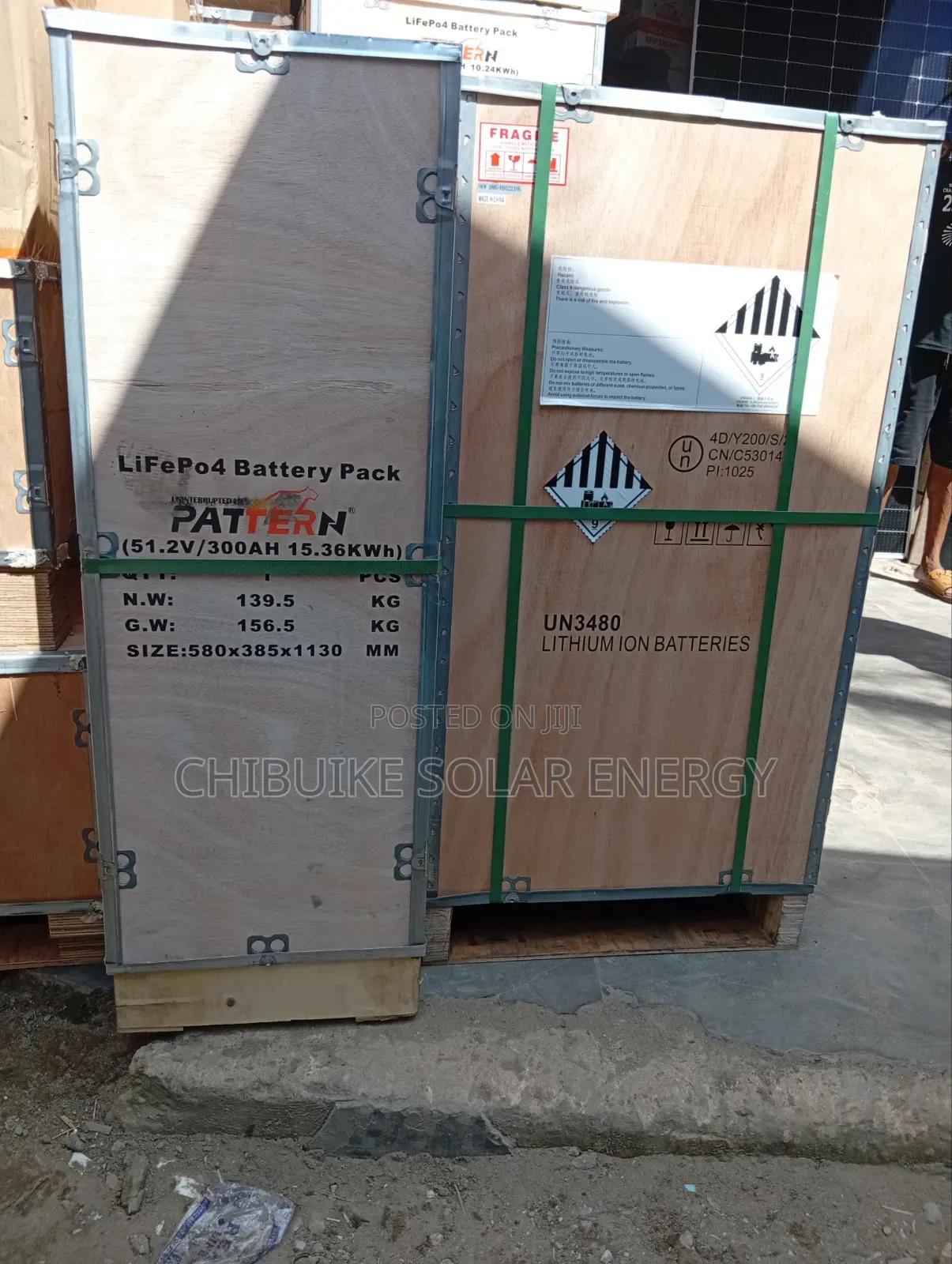 Pattern Solar Battery Lithium Ion 15kwh/48v