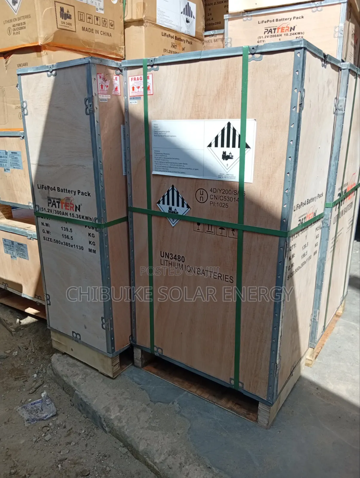 Pattern Solar Battery Lithium Ion 15kwh/48v