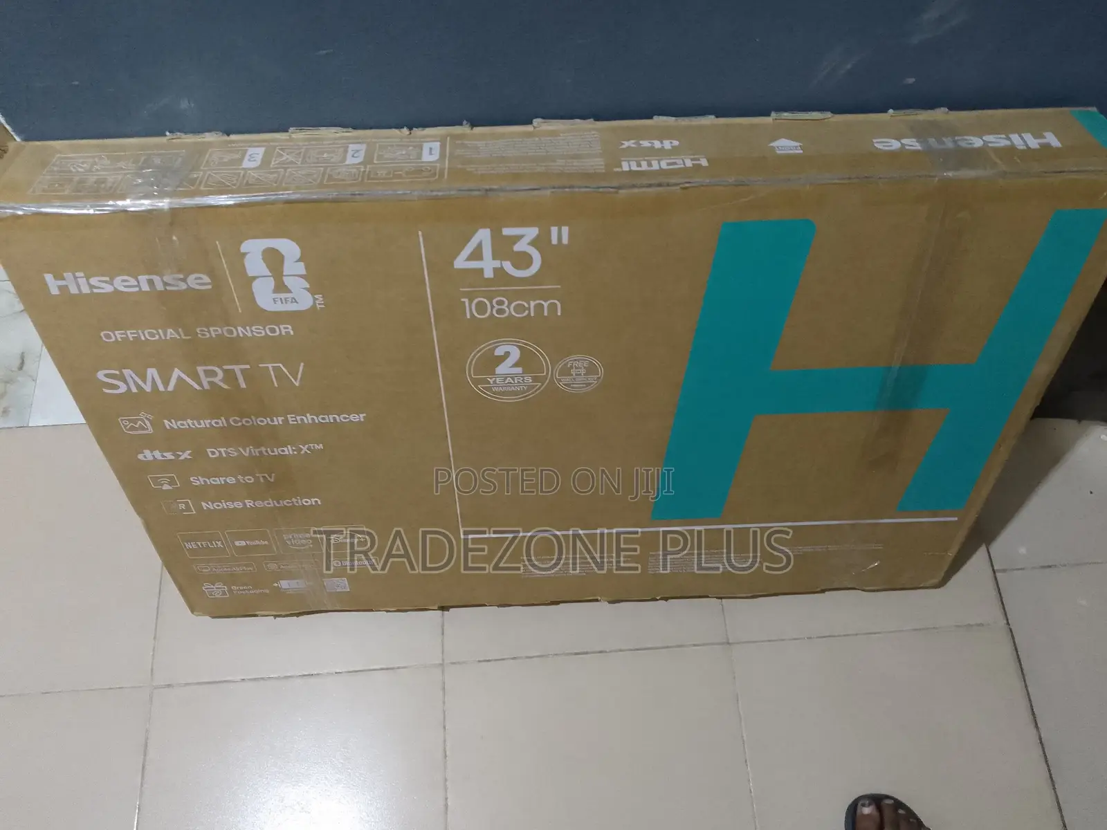 Hisense 43” Smart TV Model 43A4S – Available for Sale
