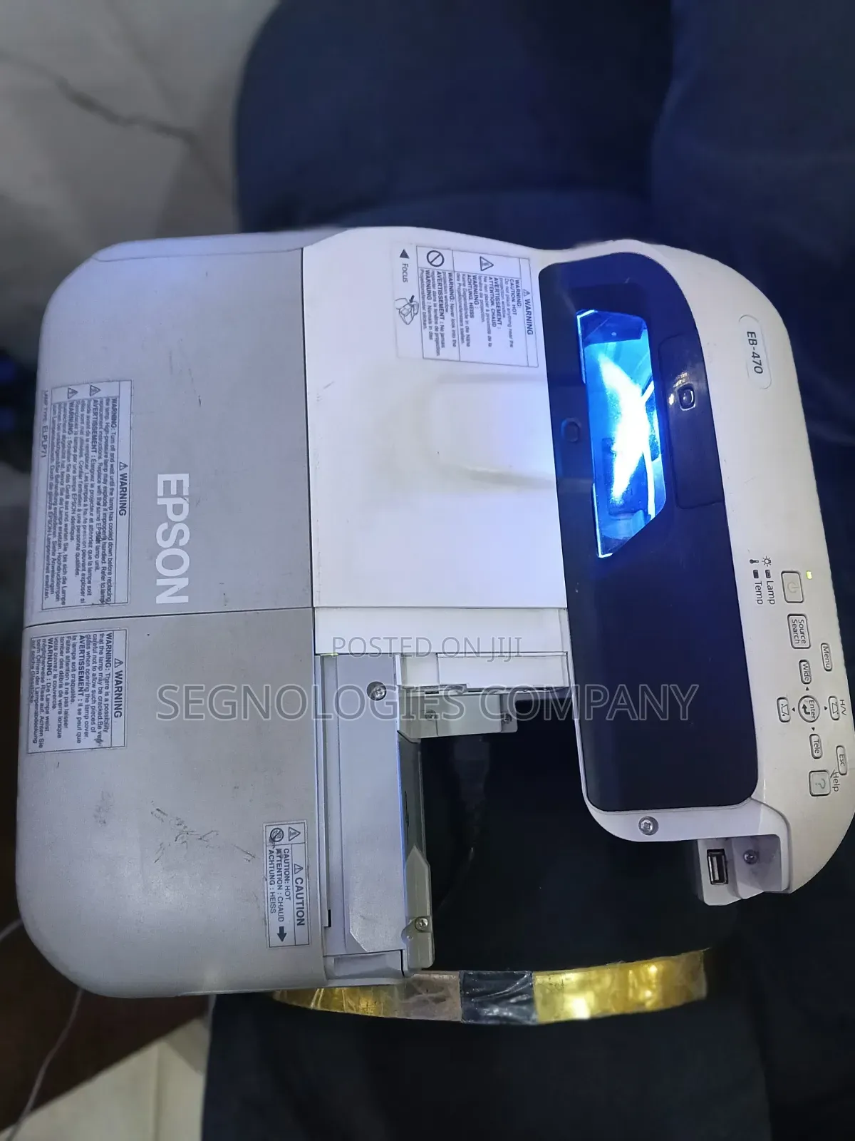 Epson EB-470 2600 Lumens XGA 3LCD Ultra Short Throw Projector