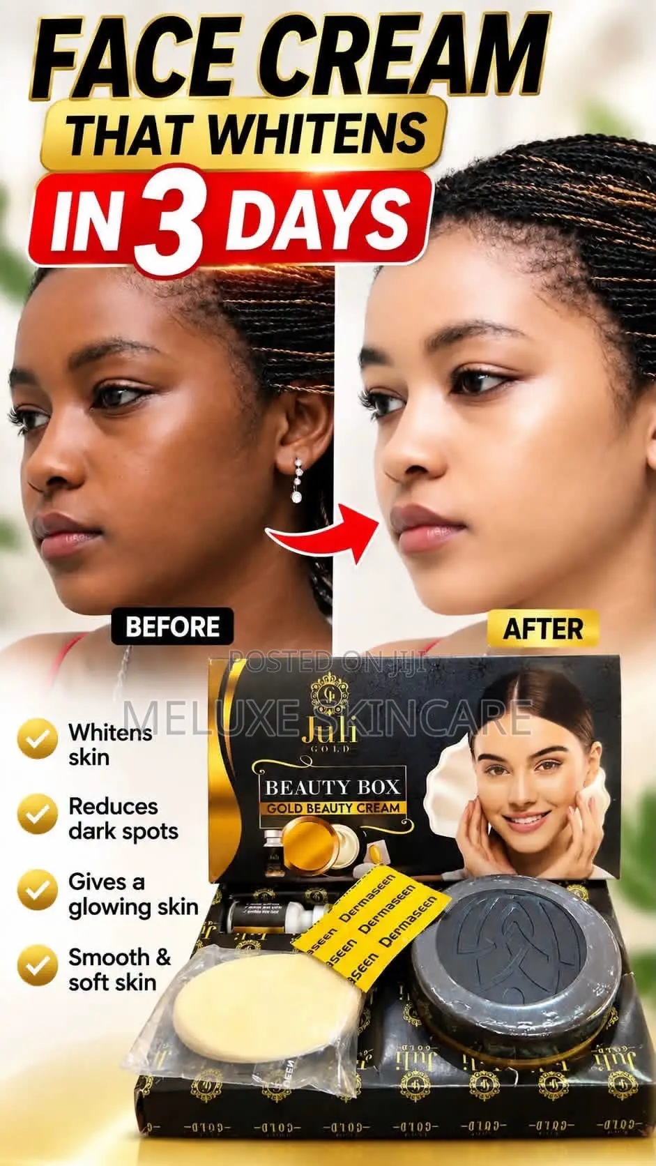 Juli Gold Beauty Box Cream