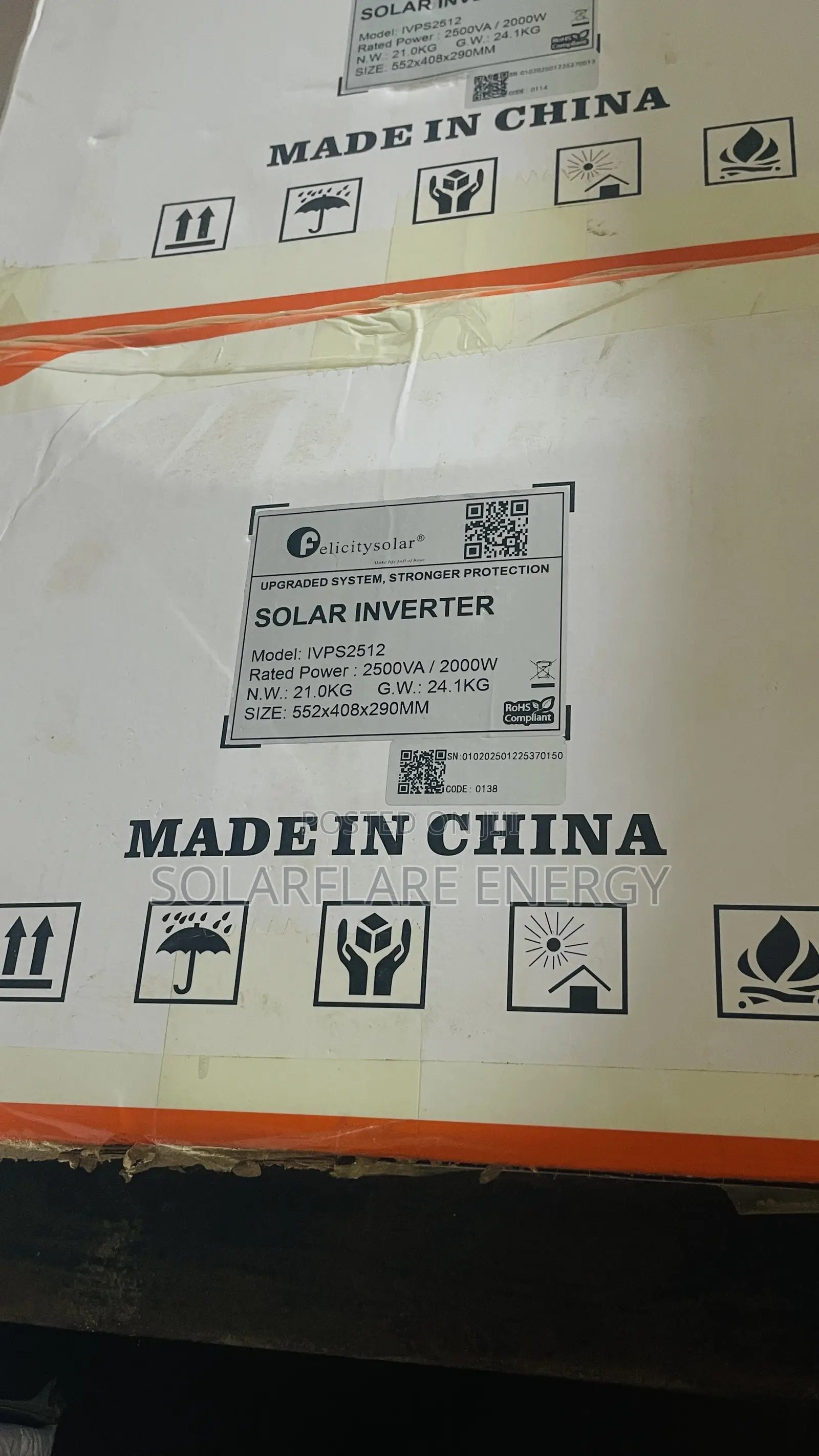 Felicity 2.5kva Solar Inverter