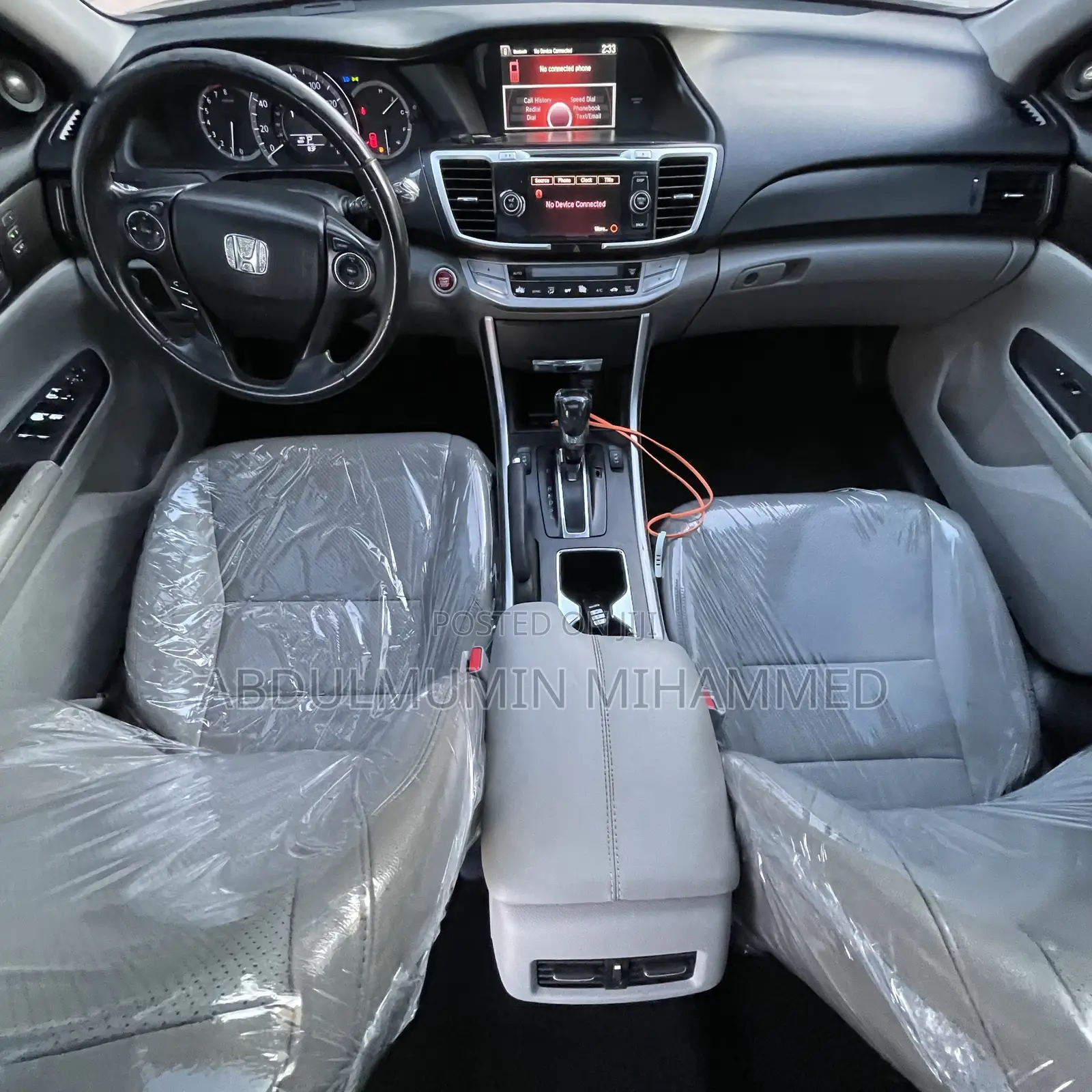 Honda Accord EX-L 4dr Sedan (2.4L 4cyl CVT) 2015 Gray