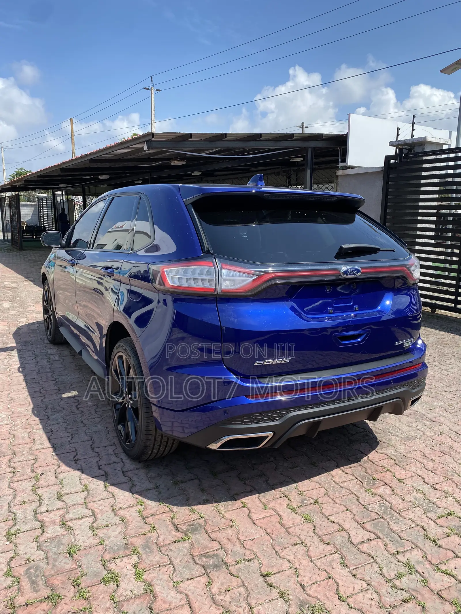 Ford Edge Sport 4dr SUV AWD (2.7L 6cyl Turbo 6A) 2015 Blue
