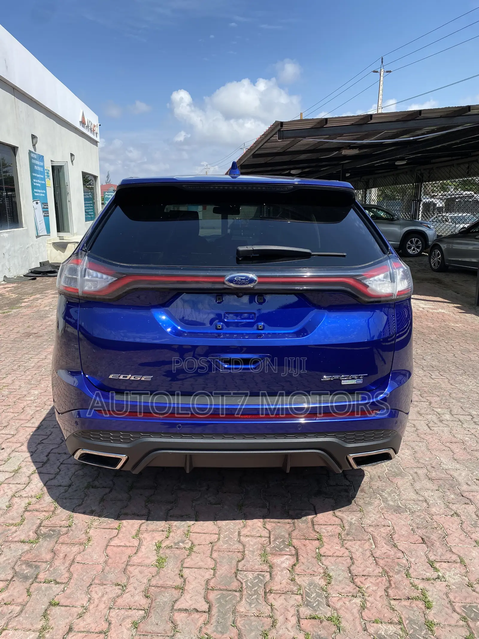 Ford Edge Sport 4dr SUV AWD (2.7L 6cyl Turbo 6A) 2015 Blue