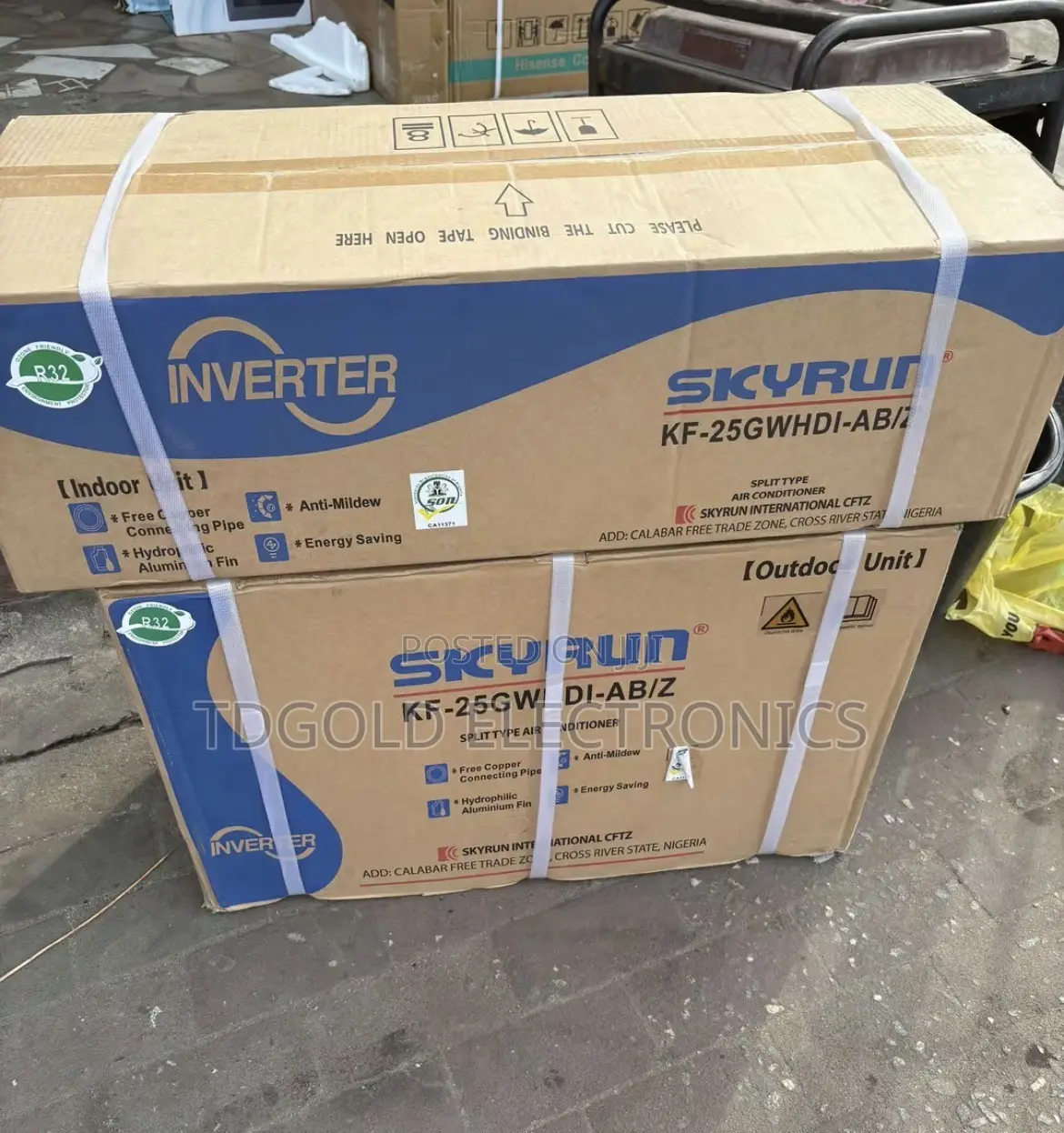 Skyrun 1.5hp Inverter AC With Complete Installation Kit