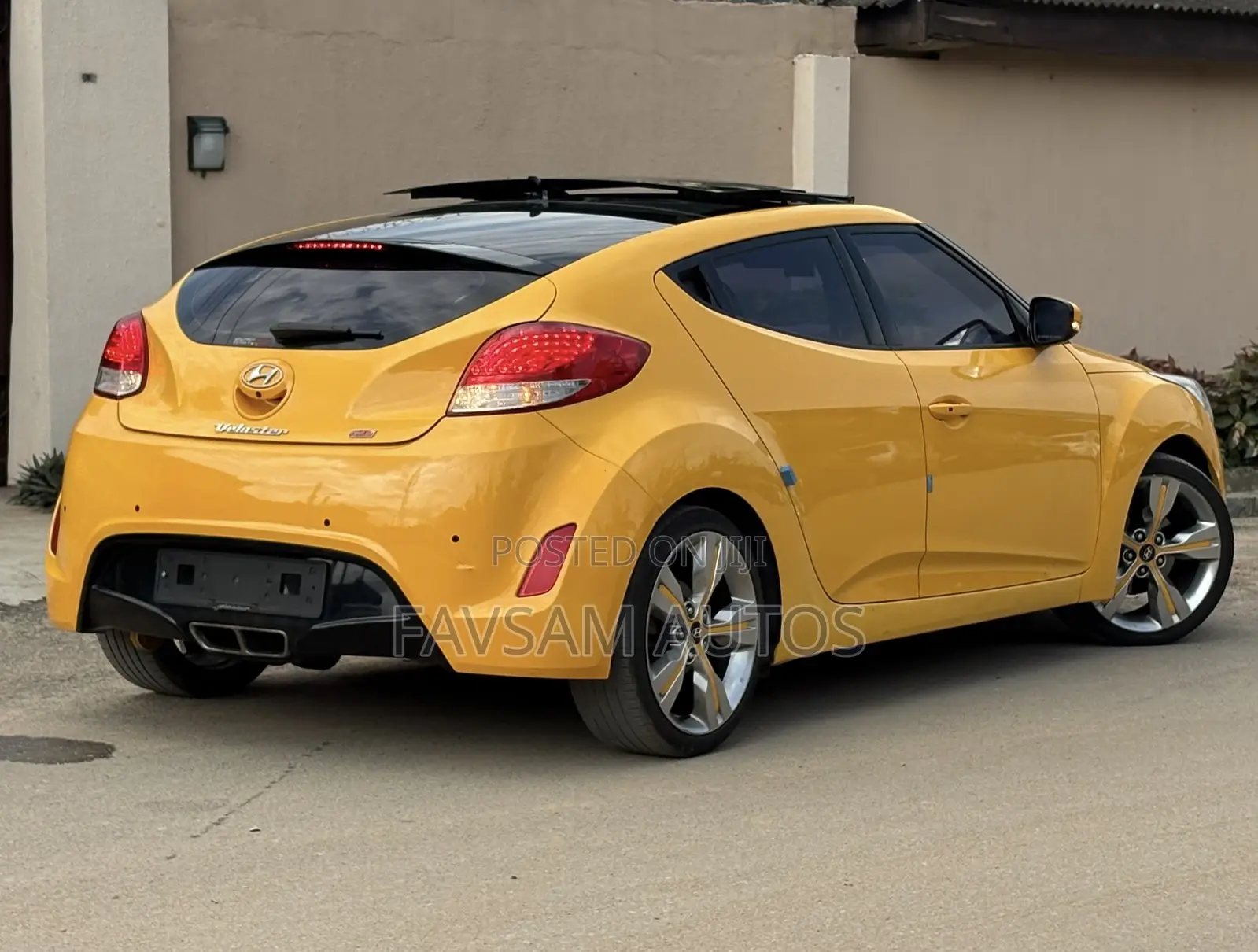 Hyundai Veloster Automatic 2012 Yellow