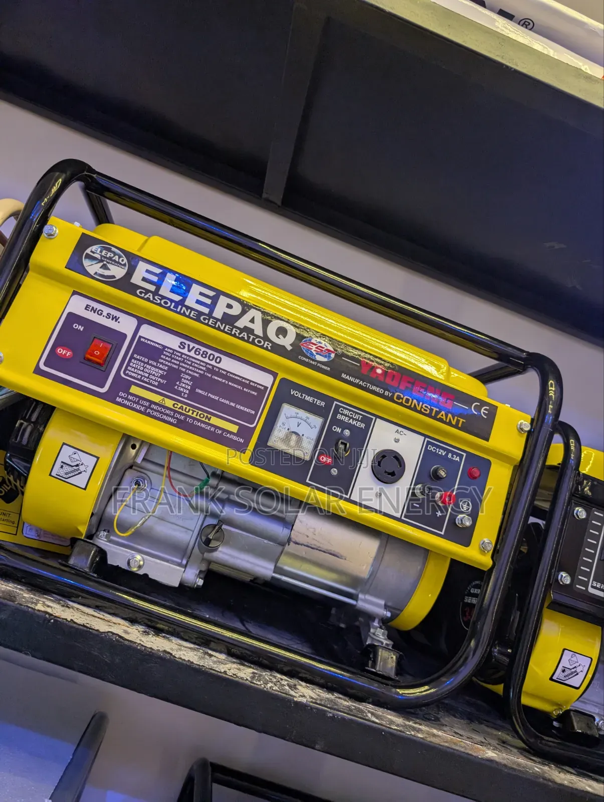 Elepaq Constant Petrol Generator 3.5kv  % Copper