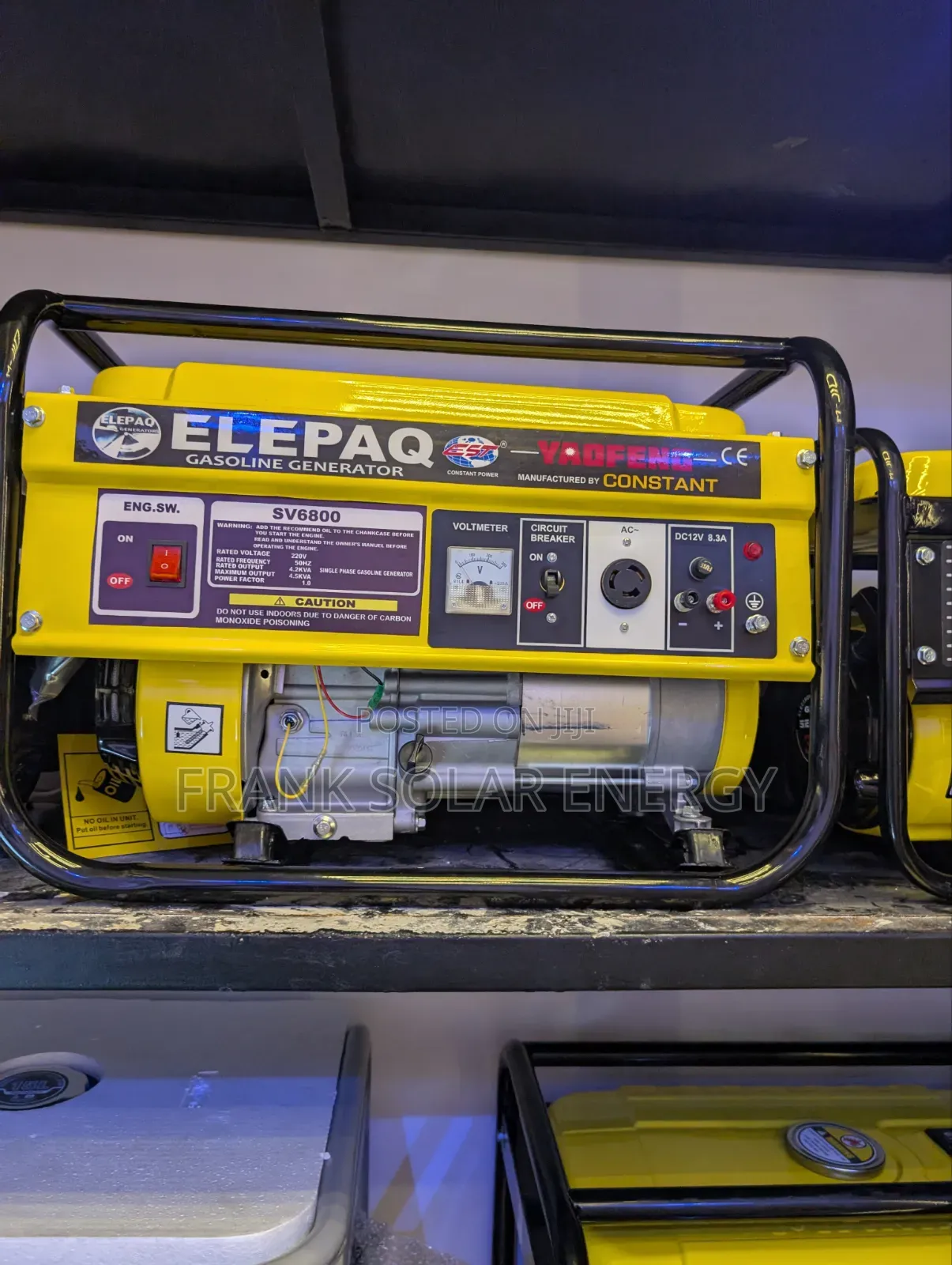 Elepaq Constant Petrol Generator 3.5kv  % Copper