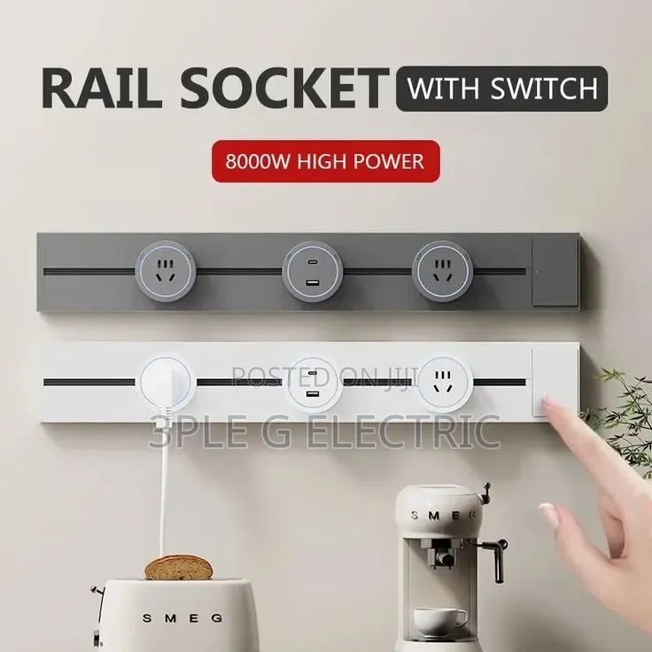 400mm to 100mm Track Socket Rail Available