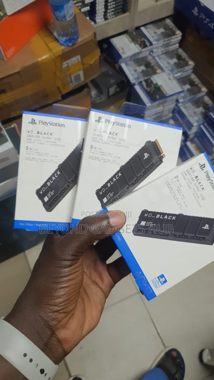 WD_BLACK SN850P NVMe SSD for PS5 Consoles (2TB),internal Memory