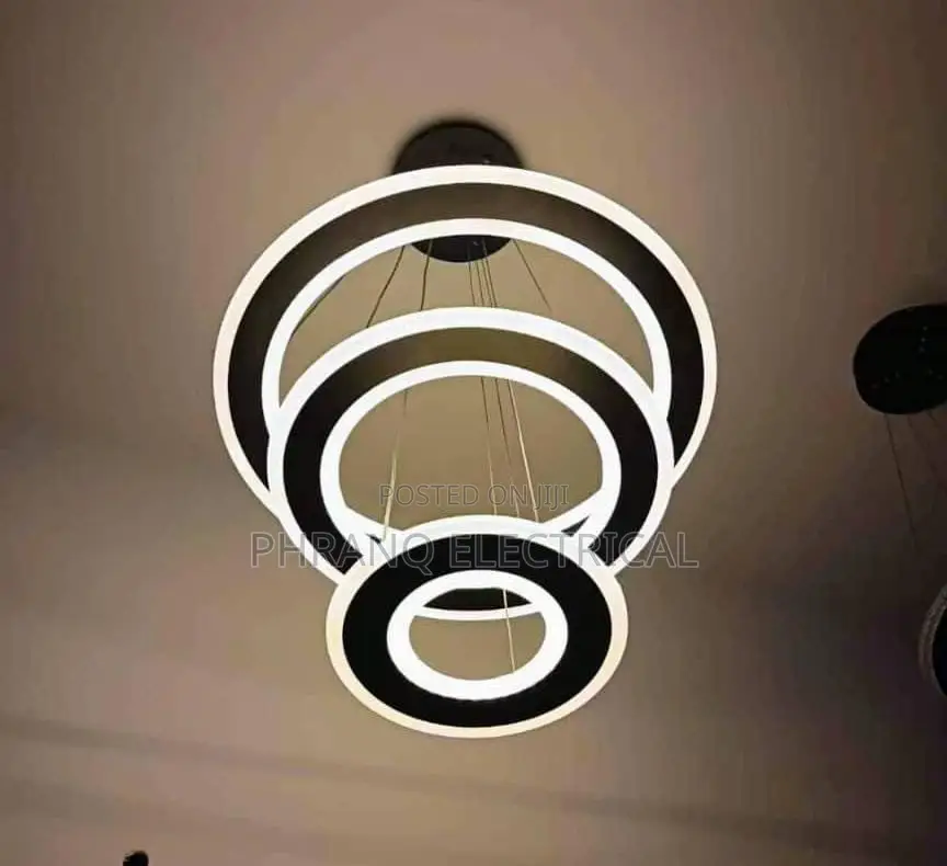 Nordic Modern High-Light 3 Ring LED Chandelier