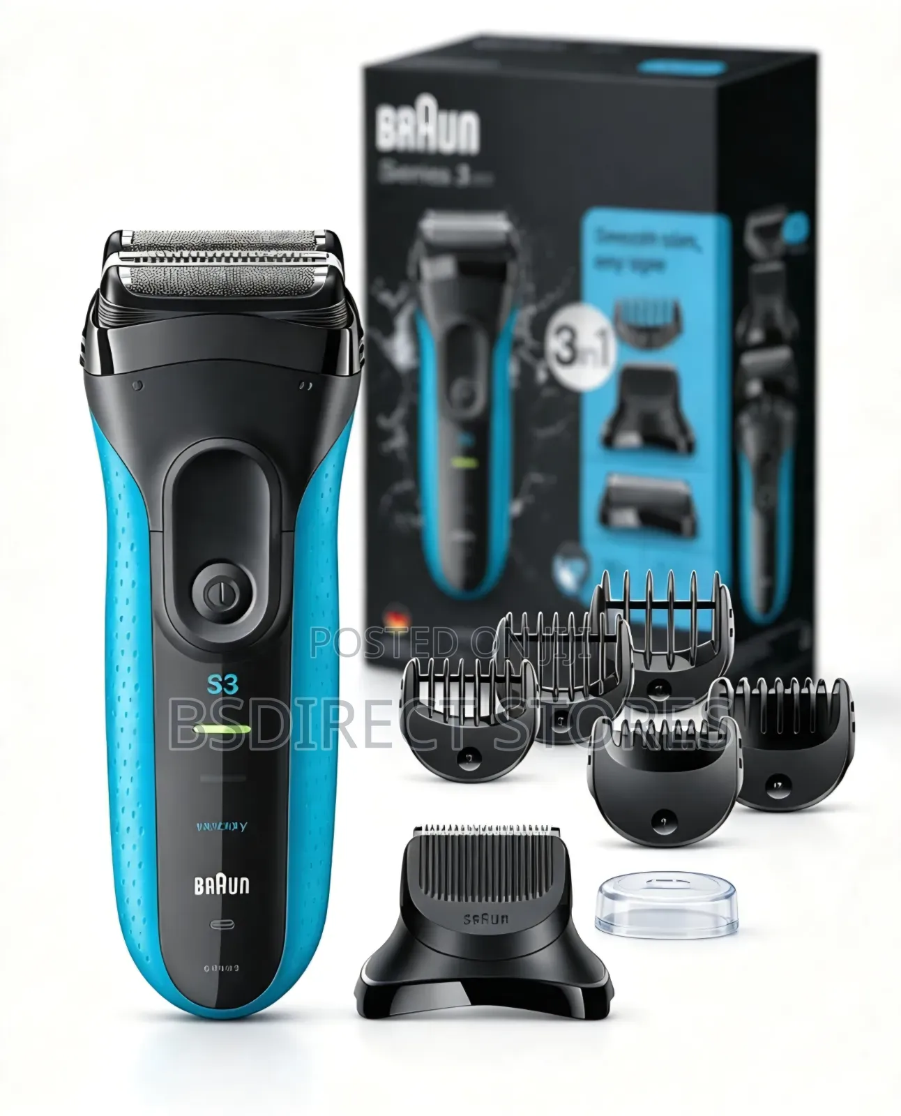 Braun Series 3 Aftershave 3in1 Style Wet Dry Electric Shaver