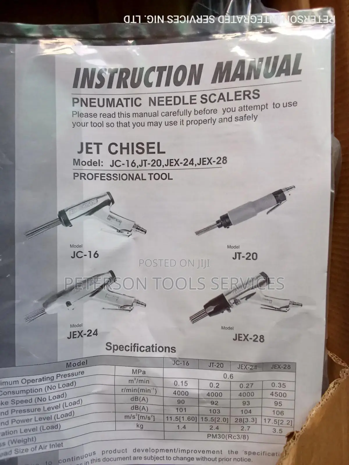 Jet 28 Pneumatic Air Chipping Gun