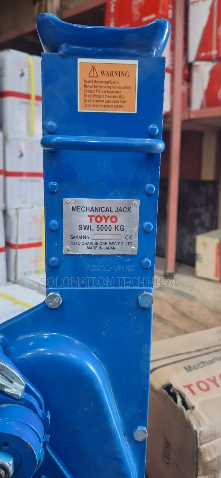 5ton Mechanical Jack Toyo