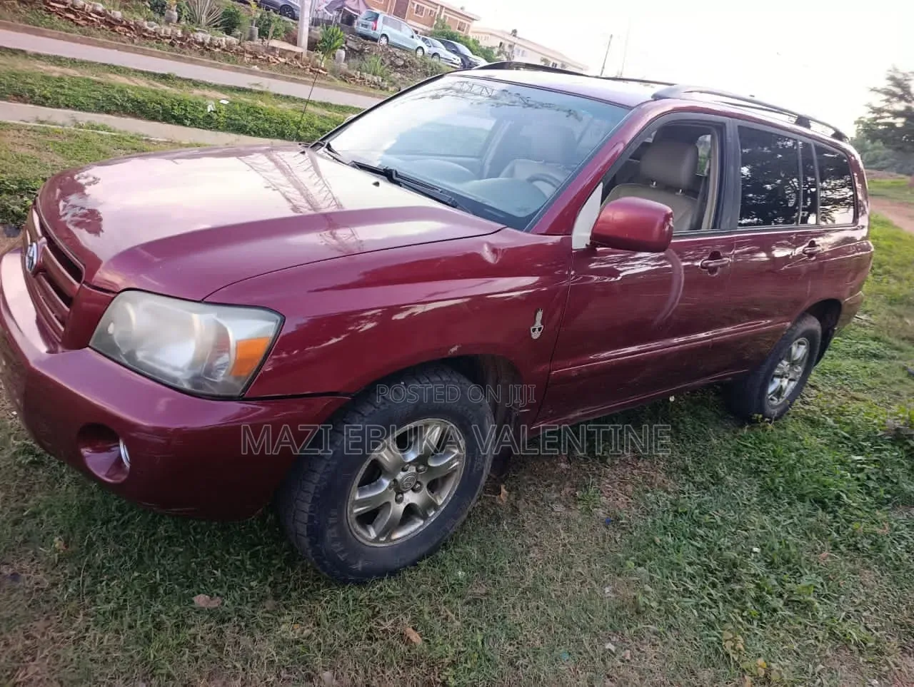 Toyota Highlander V6 2006 Red