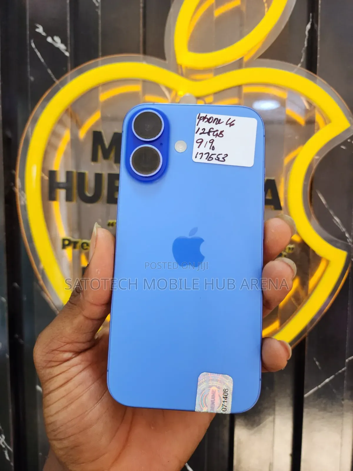 New Apple iPhone 16 128 GB Blue
