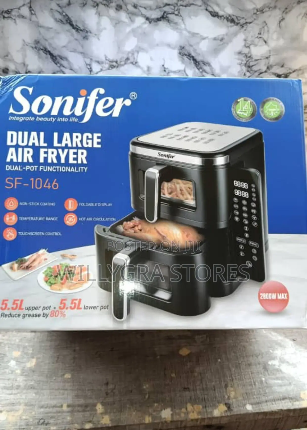 Sonifer Dual Large Air Fryer