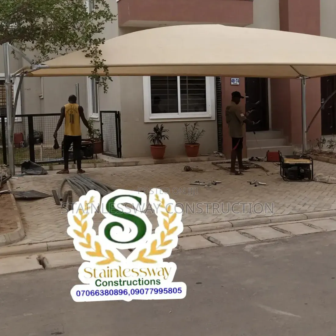 3 Cars Strong Steel Carport Canopy