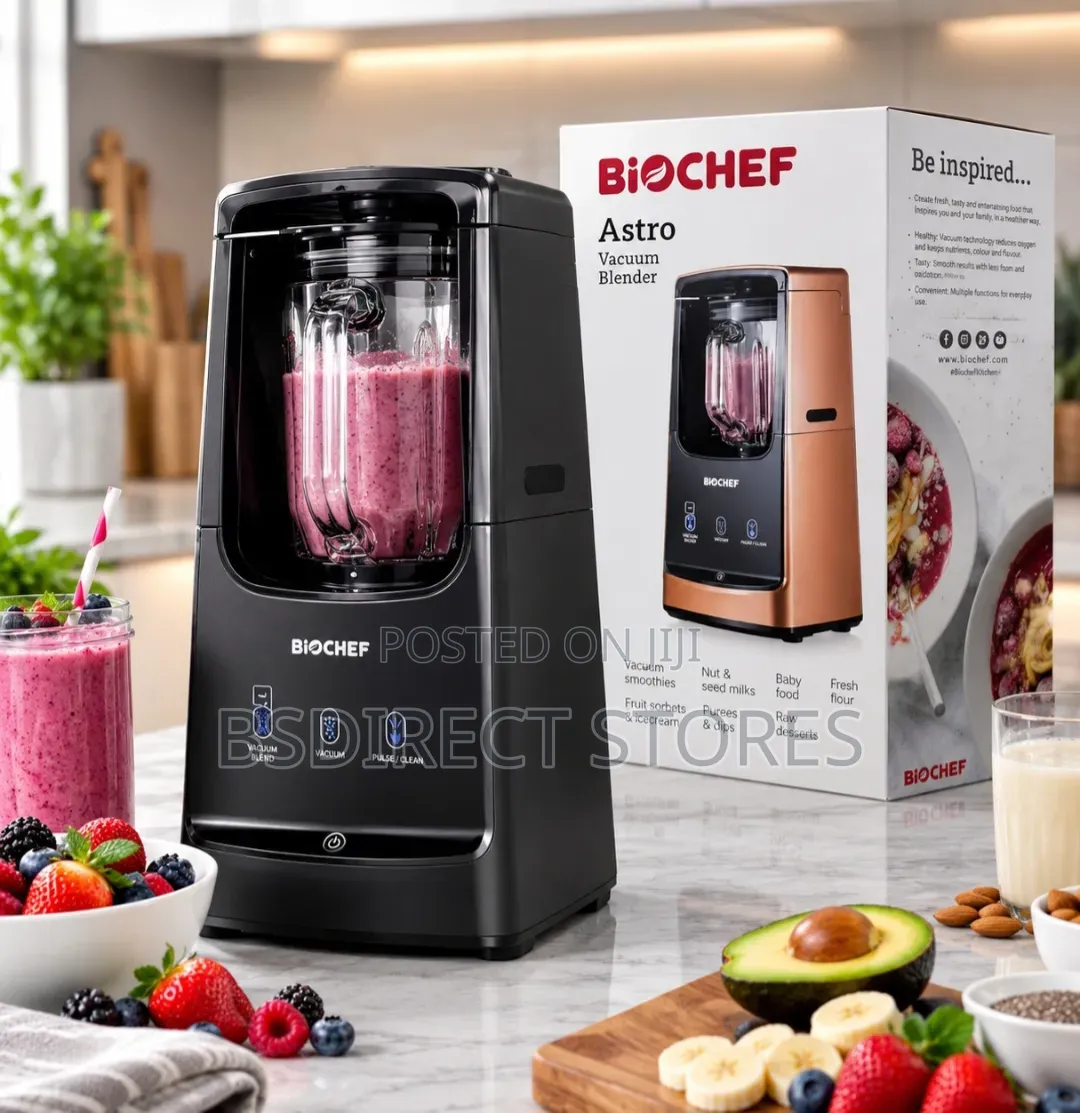 Biochef Astro Vacuum Blender • 1000w Motor • 750ml Glass Jug