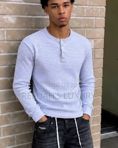 Essential Striped Henley Shirt