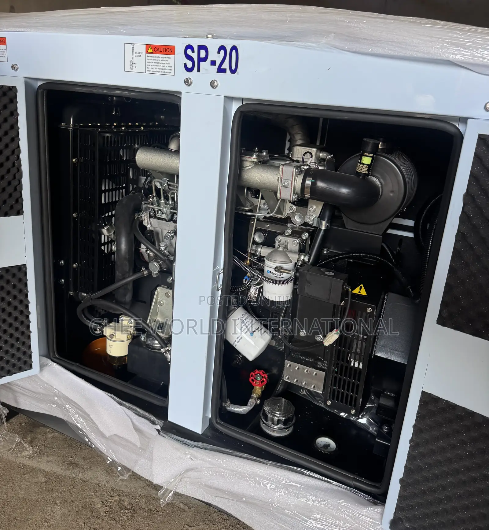 20kVA Original Perkins Silent/Soundproof Diesel Generator copper Coil