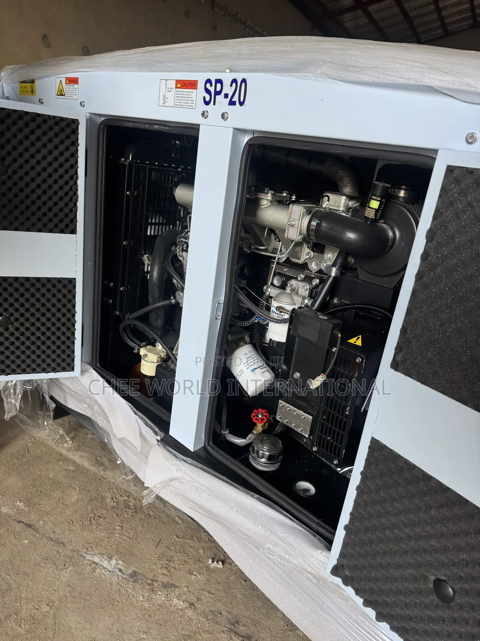 20kVA Original Perkins Silent/Soundproof Diesel Generator copper Coil