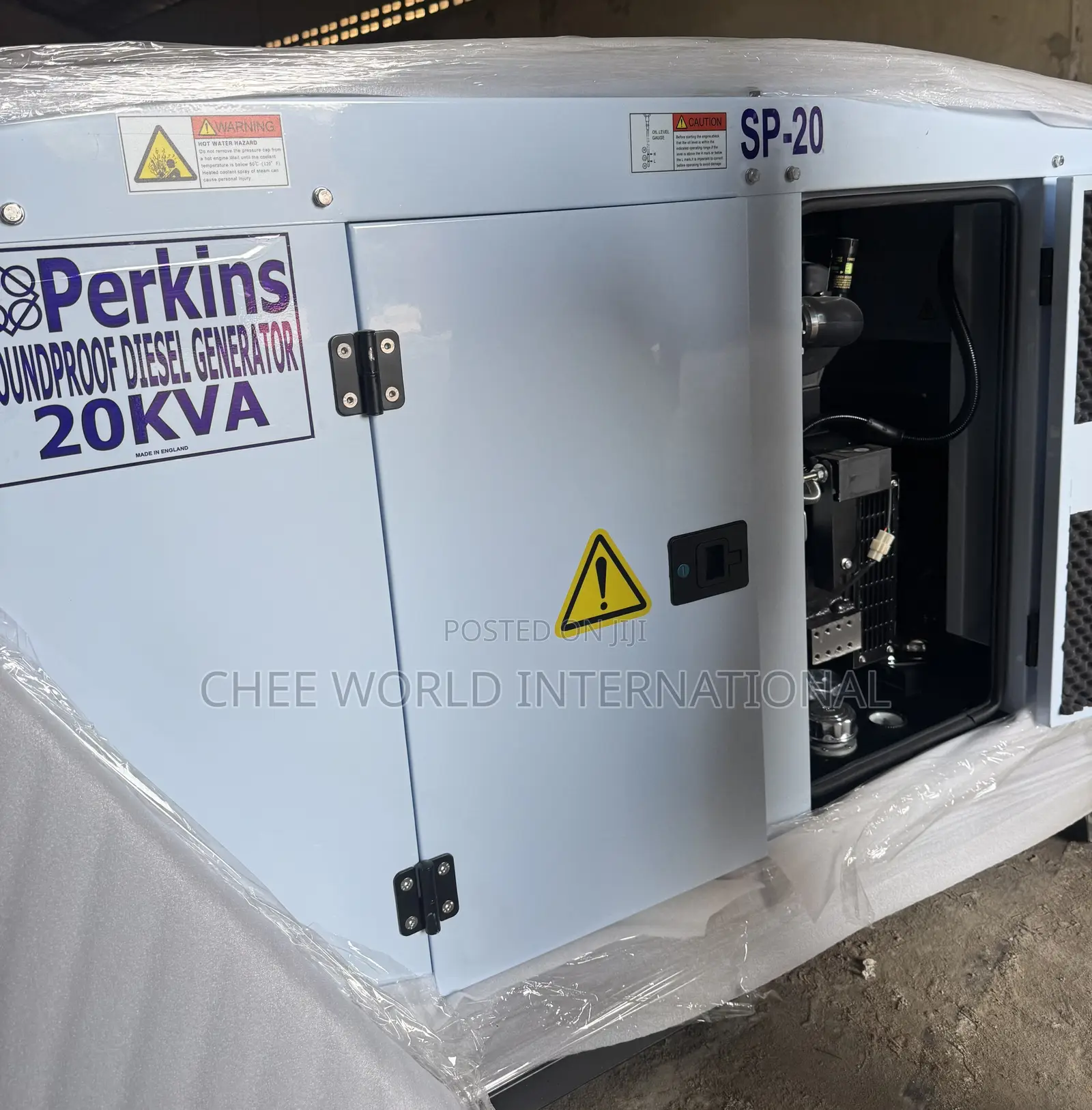 20kVA Original Perkins Silent/Soundproof Diesel Generator copper Coil
