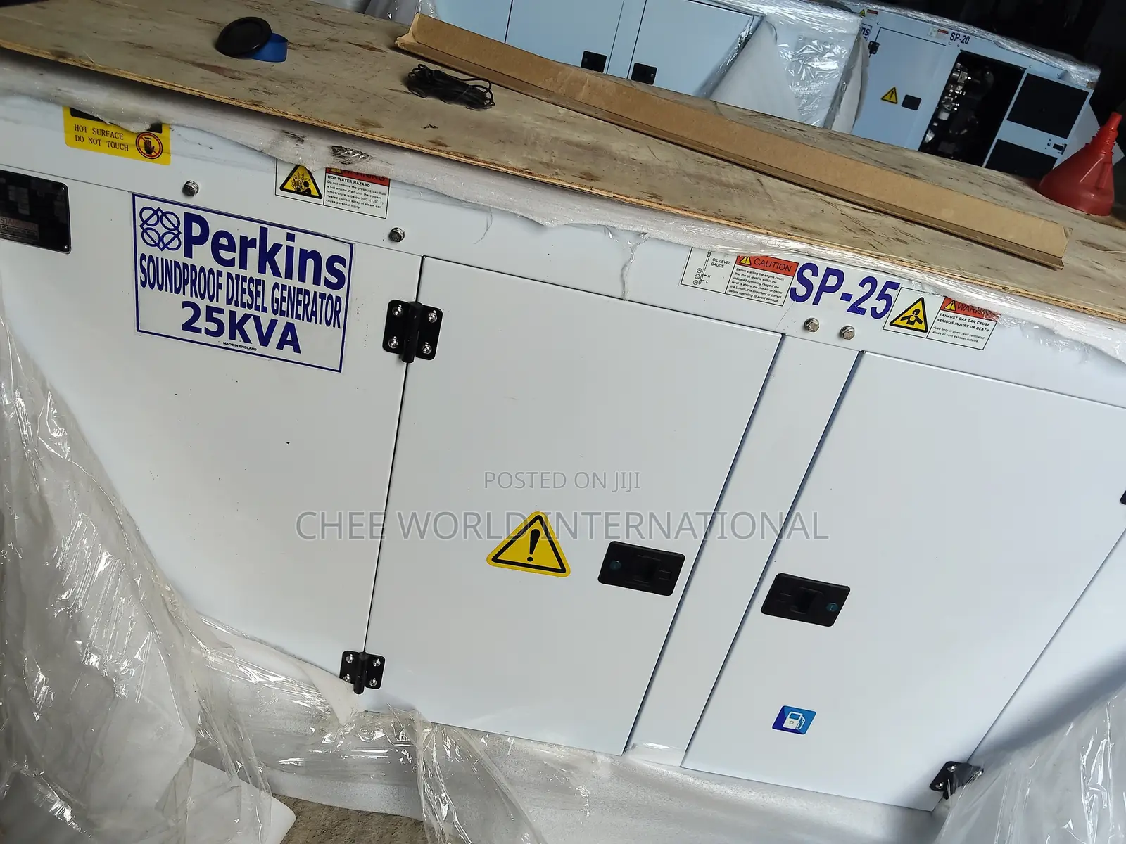 25kVA Original Perkins Silent/Soundproof Diesel Generator copper Coil