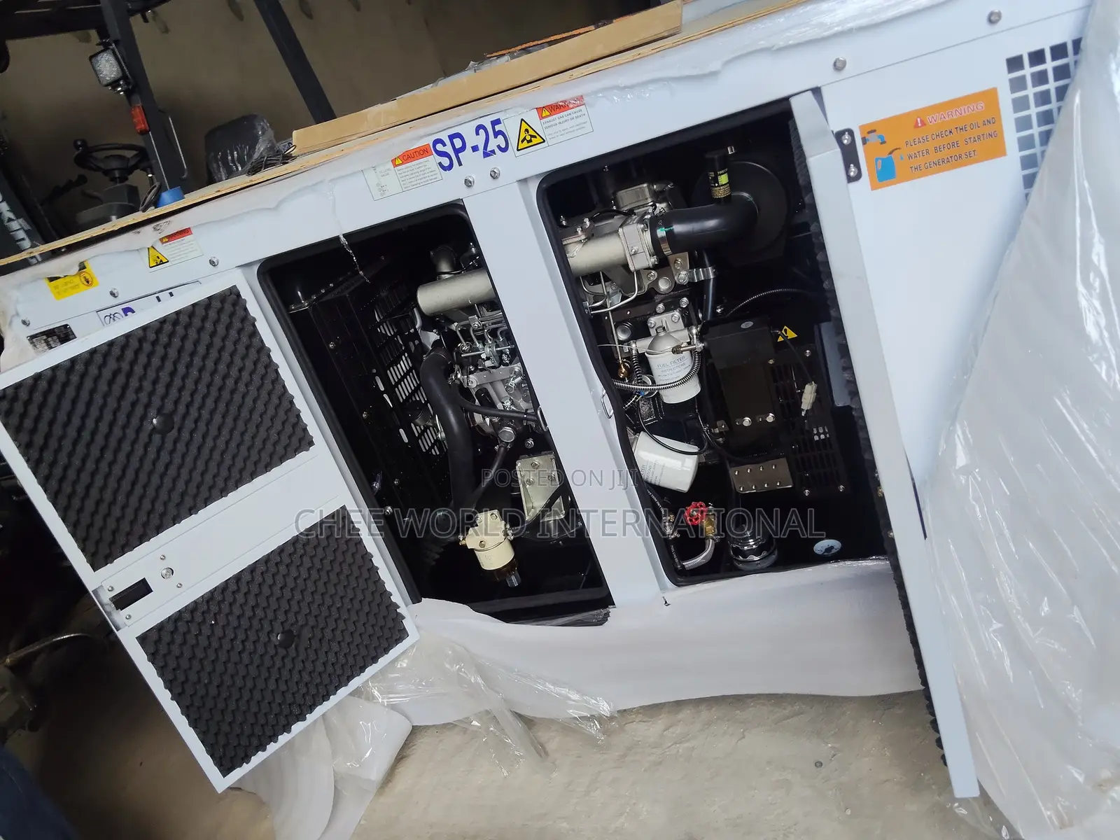 25kVA Original Perkins Silent/Soundproof Diesel Generator copper Coil