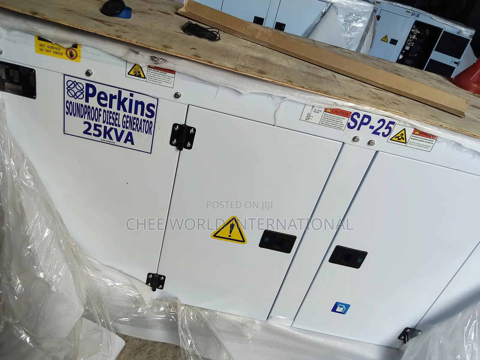 25kVA Original Perkins Silent/Soundproof Diesel Generator copper Coil