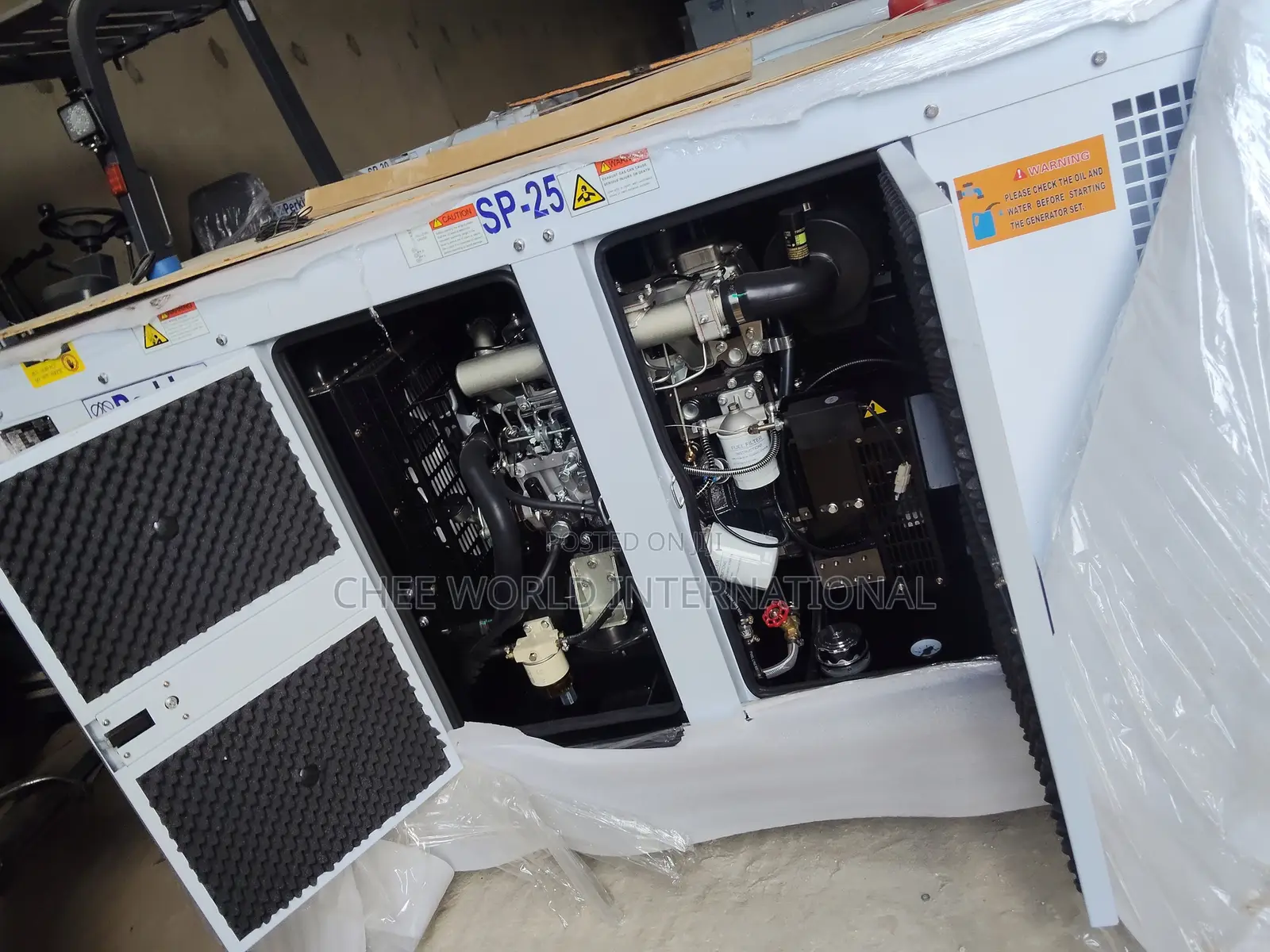25kVA Original Perkins Silent/Soundproof Diesel Generator copper Coil