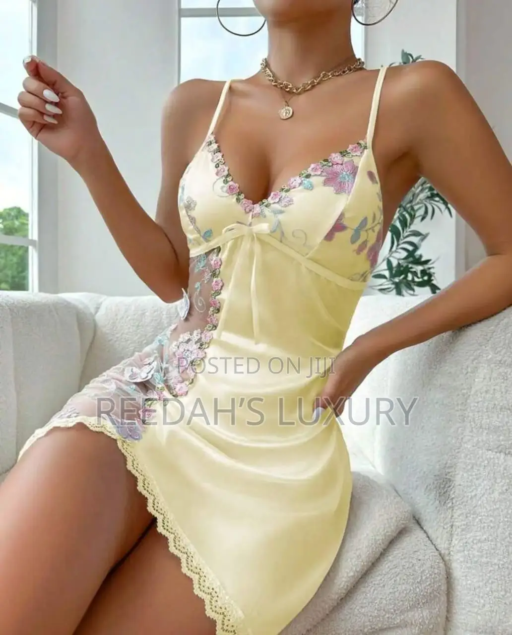 Butterfly Garden Silk Seduction Slip