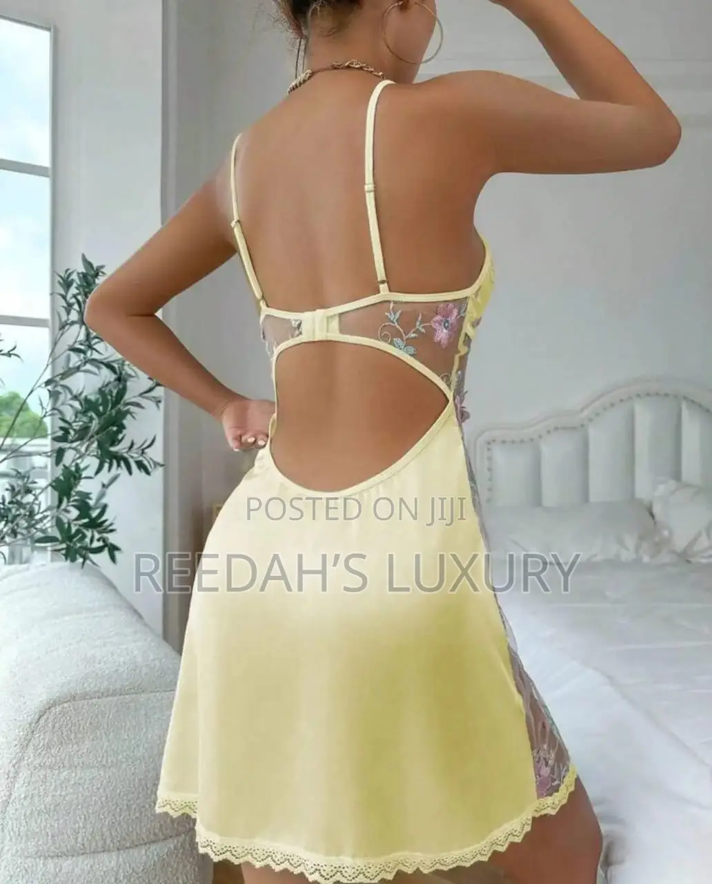 Butterfly Garden Silk Seduction Slip