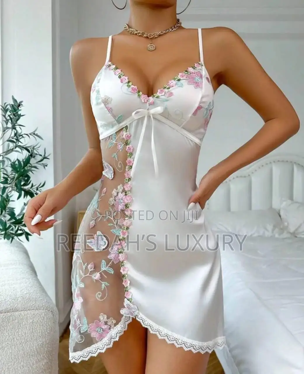 Butterfly Garden Silk Seduction Slip