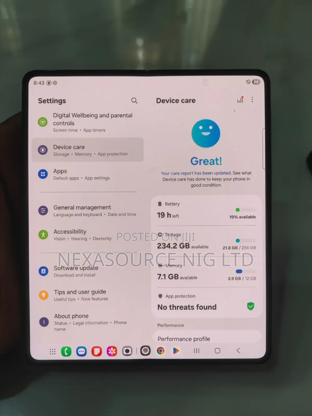 Samsung Galaxy Z Fold4 512 GB Black