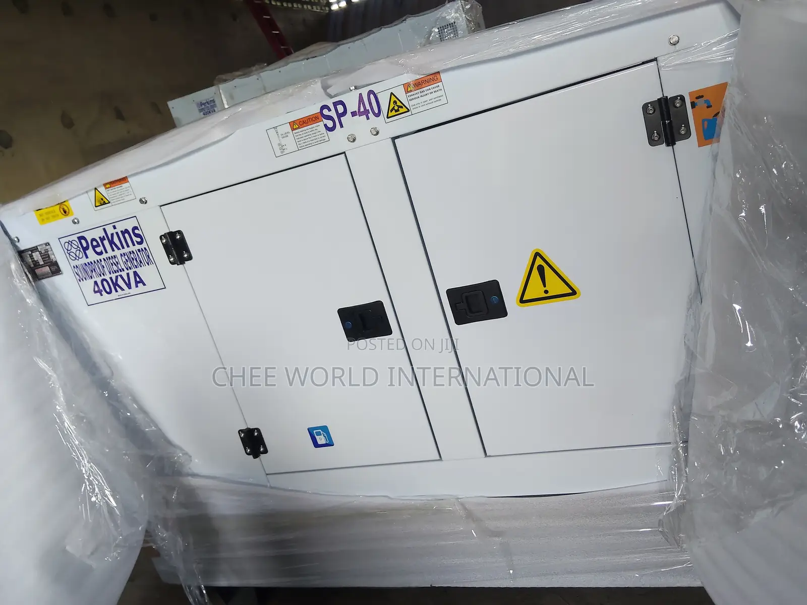 40kVA Original Perkins Silent/Soundproof Diesel Generator copper Coil