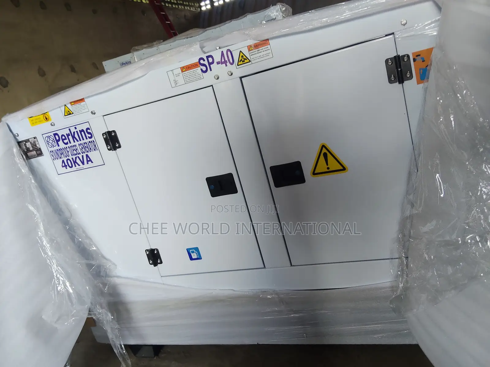 40kVA Original Perkins Silent/Soundproof Diesel Generator copper Coil