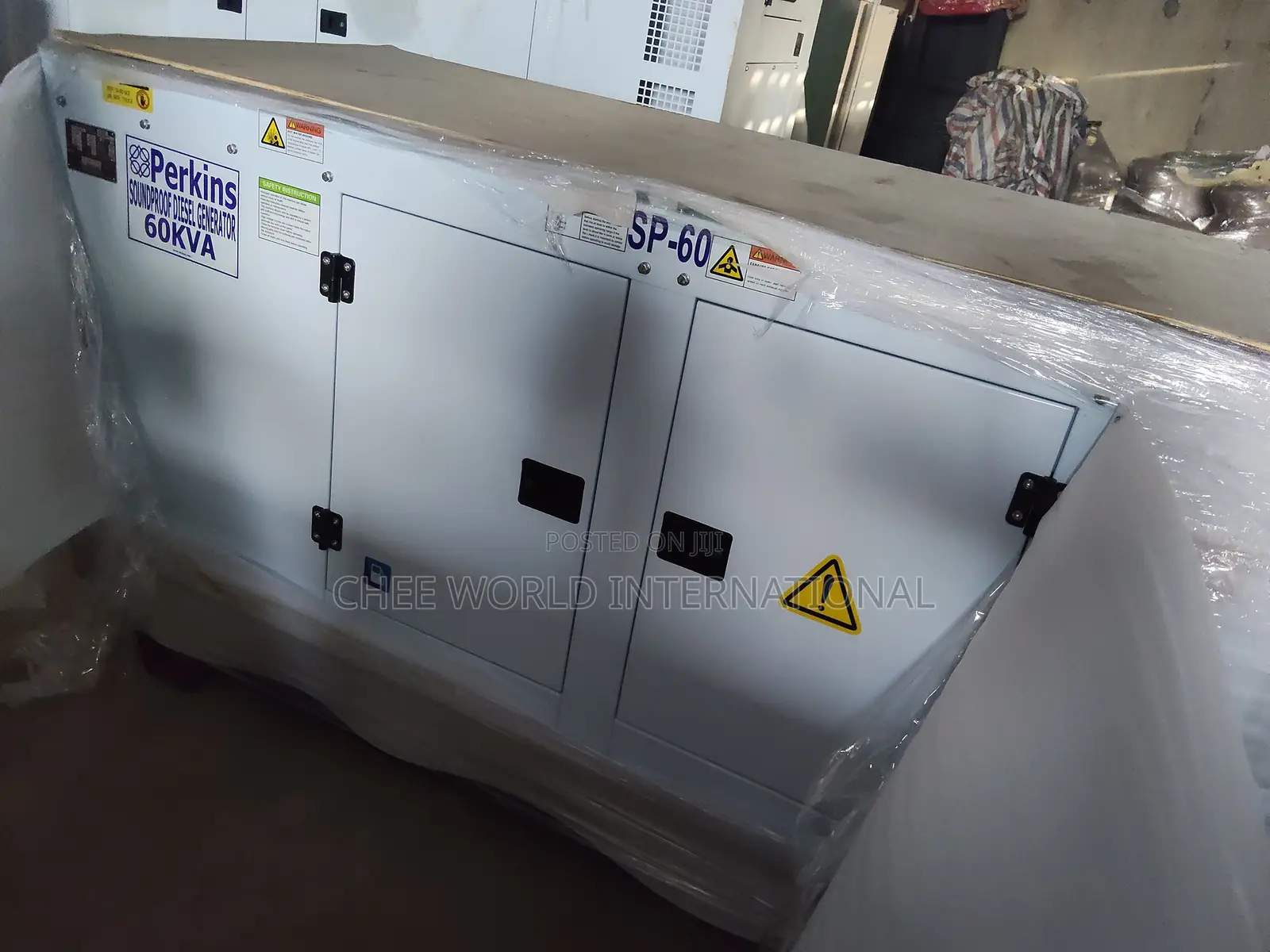 60kVA Original Perkins Silent/Soundproof Diesel Generator copper Coil