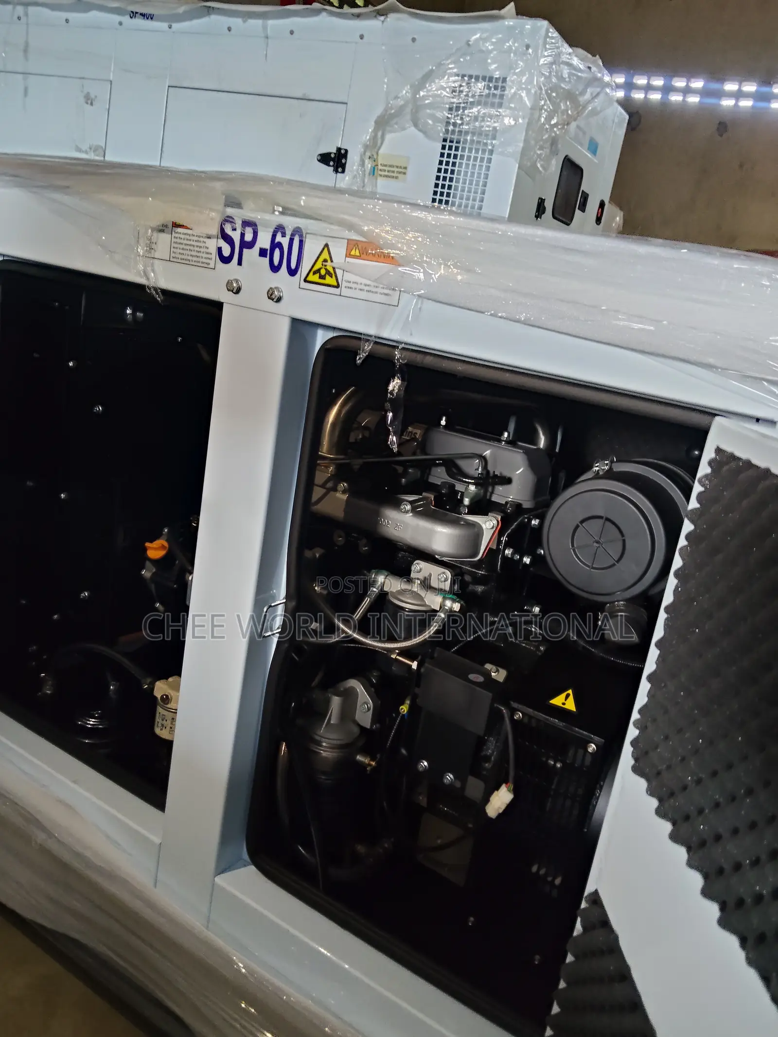 60kVA Original Perkins Silent/Soundproof Diesel Generator copper Coil