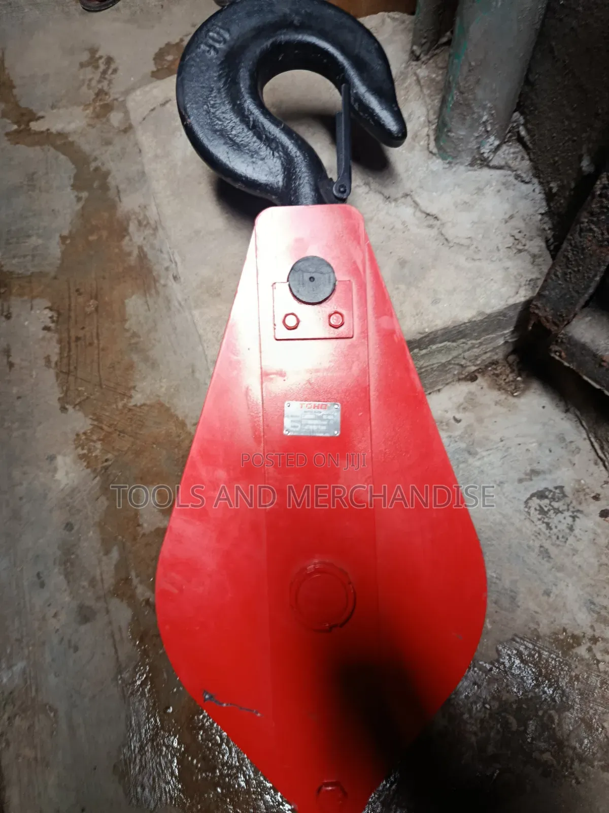 Heavy Duty Snatch Block (Single Roll 10 Ton)