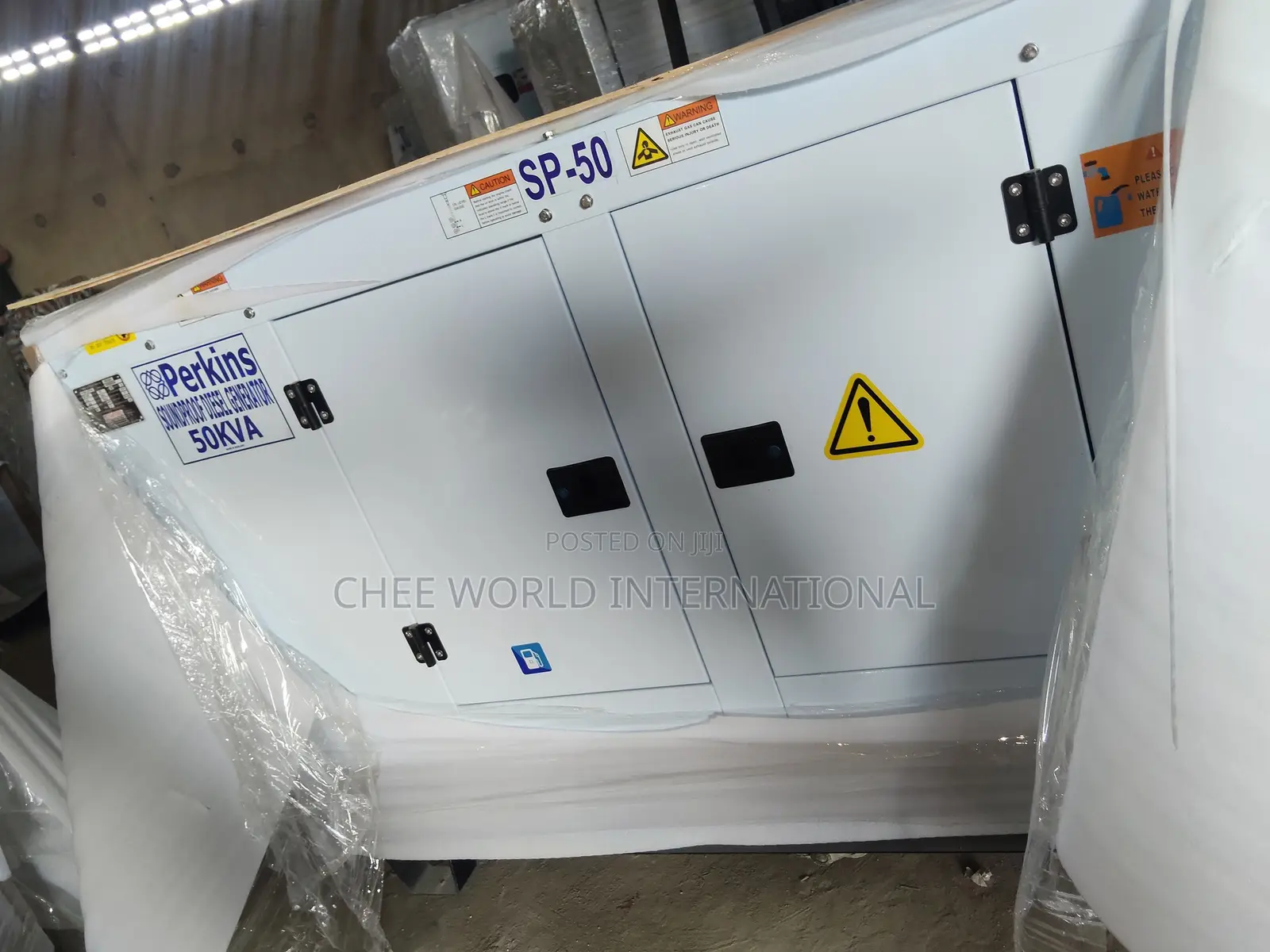 50kVA Original Perkins Silent/Soundproof Diesel Generator copper Coil