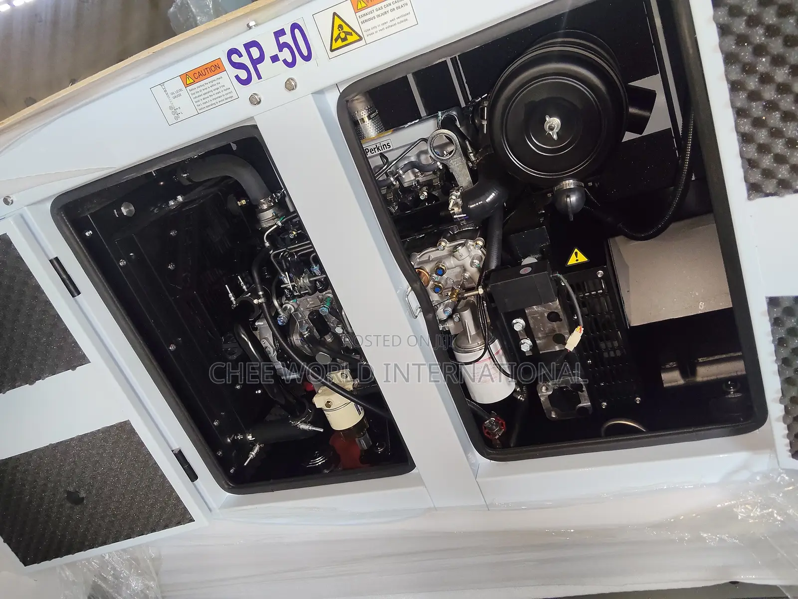 50kVA Original Perkins Silent/Soundproof Diesel Generator copper Coil