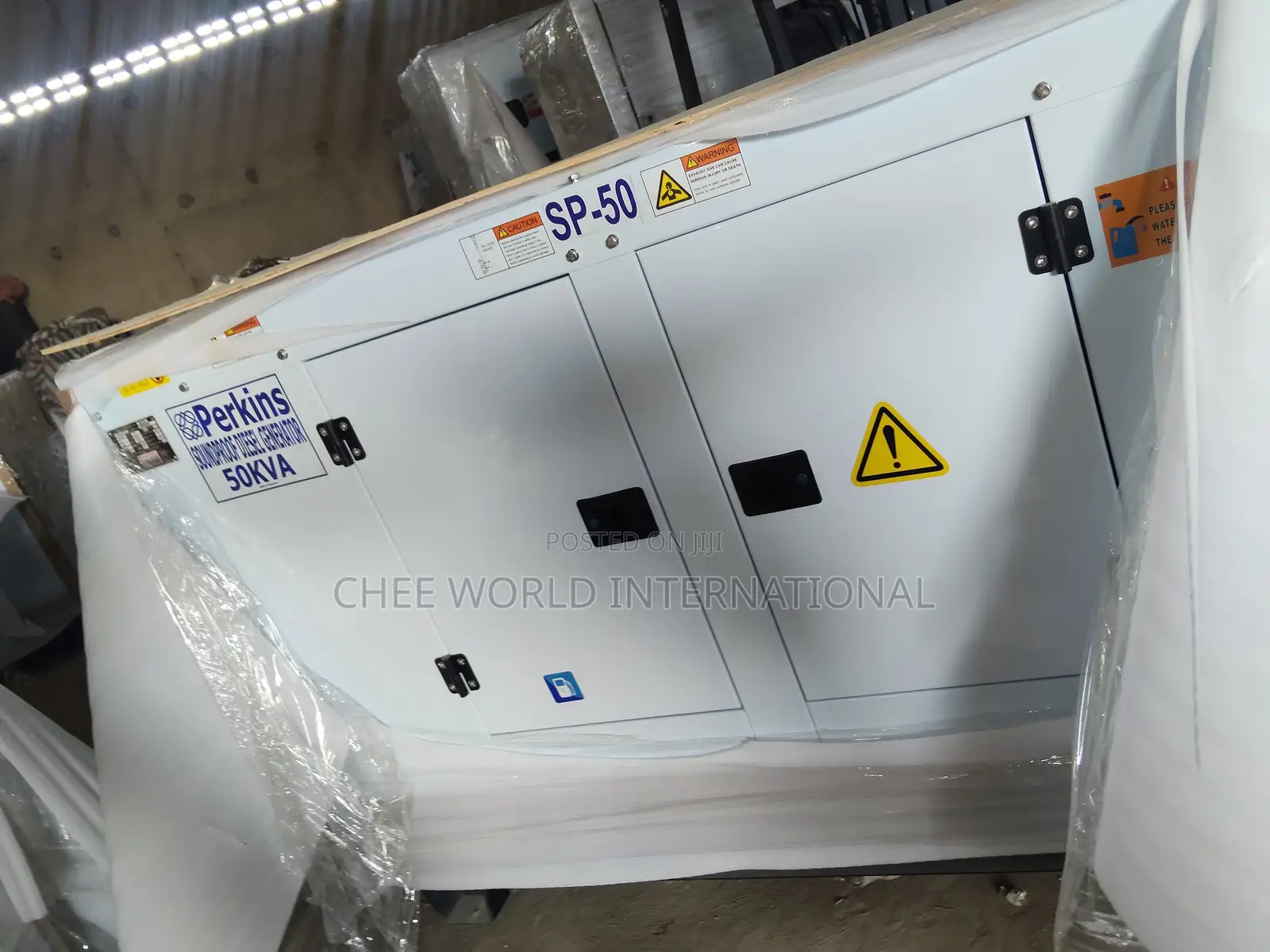 50kVA Original Perkins Silent/Soundproof Diesel Generator copper Coil