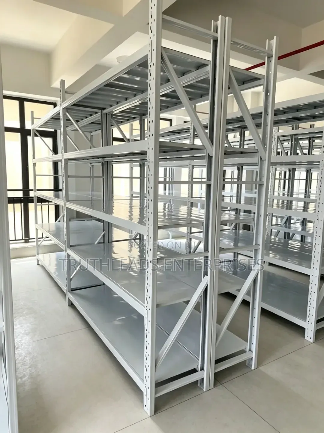 Reinforced Metal Storage Shelving