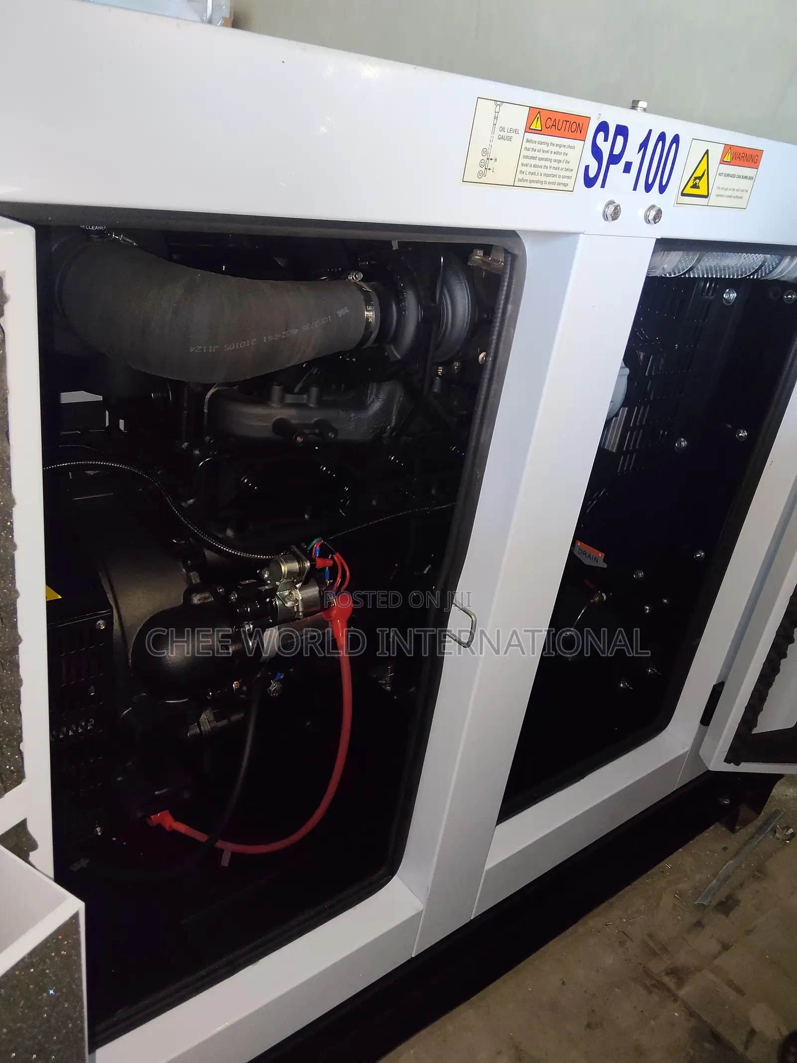 100kVA Original Perkins Silent/Soundproof Diesel Generator coper Coil